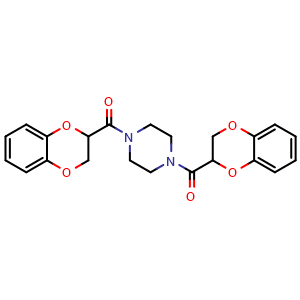 Piperazine-1,4-diylbis((2,3-dihydrobenzo[b][1,4]dioxin-2-yl)methanone)