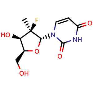 1-((2R,3R,4R,5S)-3-Fluoro-4-hydroxy-5-(hydroxymethyl)-3-methyltetrahydrofuran-2-yl)pyrimidine-2,4(1H,3H)-dione