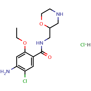4-Amino-5-chloro-2-ethoxy-N-(morpholin-2-ylmethyl)benzamide hydrochloride