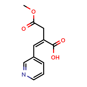 (Z)-4-Methoxy-4-oxo-2-(pyridin-3-ylmethylene)butanoic acid