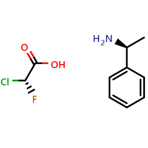 (S)-1-Phenylethanamine (R)-2-chloro-2-fluoroacetate