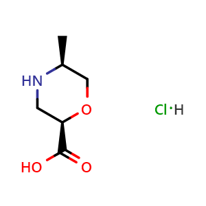 (2R,5S)-5-Methylmorpholine-2-carboxylic acid hydrochloride