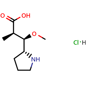 (2R,3R)-3-Methoxy-2-methyl-3-((R)-pyrrolidin-2-yl)propanoic acid hydrochloride