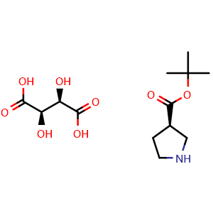 (R)-tert-Butyl pyrrolidine-3-carboxylate (2R,3R)-2,3-dihydroxysuccinate