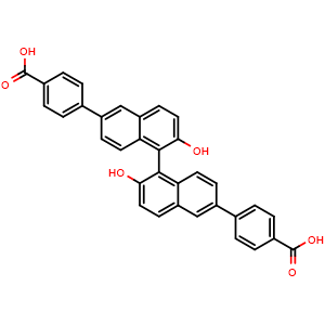 4,4'-(2,2'-Dihydroxy-[1,1'-binaphthalene]-6,6'-diyl)dibenzoic acid