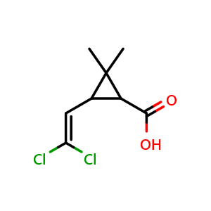 3-(2,2-Dichloroethenyl)-2,2-dimethylcyclopropanecarboxylic acid