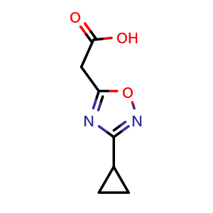 2-(3-Cyclopropyl-1,2,4-oxadiazol-5-yl)acetic acid