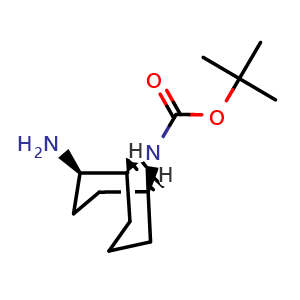 Chemical structure of rel-tert-Butyl (1R,2R,5S)-2-(l4-azaneyl)-9-azabicyclo[3.3.1]nonane-9-carboxylate , AChemBlock AD269884