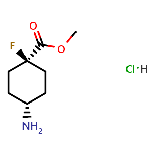 cis-4-Amino-1-fluorocyclohexane-1-carboxylic acid methyl ester hydrochloride