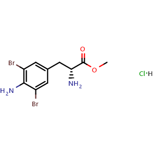 (R)-Methyl 2-amino-3-(4-amino-3,5-dibromophenyl)propanoate hydrochloride