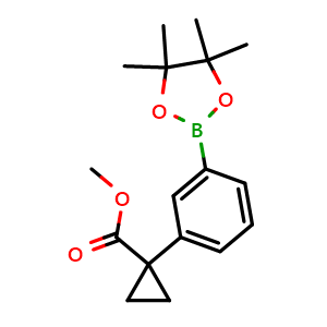 Methyl 1-[3-(4,4,5,5-tetramethyl-1,3,2-dioxaborolan-2-yl)phenyl]cyclopropanecarboxylate