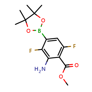 Methyl 2-amino-3,6-difluoro-4-(4,4,5,5-tetramethyl-1,3,2-dioxaborolan-2-yl)benzoate