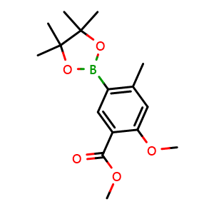 Methyl 2-methoxy-4-methyl-5-(4,4,5,5-tetramethyl-1,3,2-dioxaborolan-2-yl)benzoate