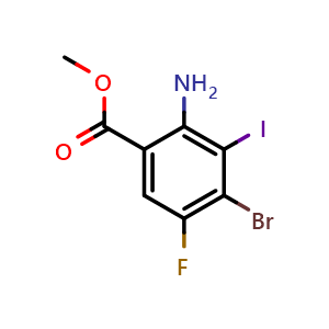 Methyl 2-amino-4-bromo-5-fluoro-3-iodobenzoate