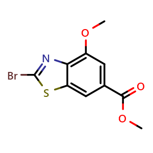 Methyl 2-bromo-4-methoxybenzo[d]thiazole-6-carboxylate