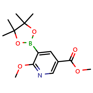 Methyl 6-methoxy-5-(4,4,5,5-tetramethyl-1,3,2-dioxaborolan-2-yl)nicotinate