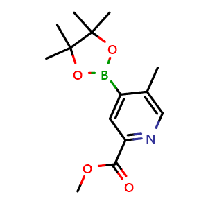 Methyl 5-methyl-4-(4,4,5,5-tetramethyl-1,3,2-dioxaborolan-2-yl)picolinate