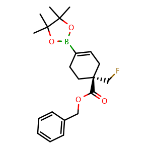Benzyl (R)-1-(fluoromethyl)-4-(4,4,5,5-tetramethyl-1,3,2-dioxaborolan-2-yl)cyclohex-3-ene-1-carboxylate
