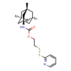 2-(Pyridin-2-yldisulfanyl)ethyl ((1r,3R,5S,7r)-3,5-dimethyladamantan-1-yl)carbamate