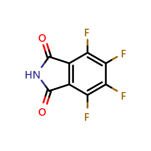 Chemical structure of 4,5,6,7-Tetrafluoroisoindoline-1,3-dione , CAS 652-11-9, AChemBlock AD270114