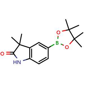 3,3-Dimethyl-5-(4,4,5,5-tetramethyl-1,3,2-dioxaborolan-2-yl)indolin-2-one