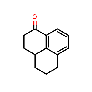 Chemical structure of 2,3,3a,4,5,6-Hexahydro-1H-phenalen-1-one , CAS 62715-22-4, AChemBlock AD270131