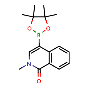 2-Methyl-4-(4,4,5,5-tetramethyl-1,3,2-dioxaborolan-2-yl)isoquinolin-1(2H)-one