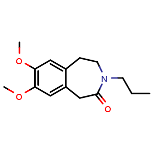 7,8-Dimethoxy-3-propyl-1,3,4,5-tetrahydro-2H-benzo[d]azepin-2-one