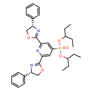 Di(pentan-3-yl) (2,6-bis((S)-4-phenyl-4,5-dihydrooxazol-2-yl)pyridin-4-yl)phosphonate