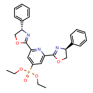 Diethyl P-[2,6-bis[(4S)-4,5-dihydro-4-phenyl-2-oxazolyl]-4-pyridinyl]phosphonate
