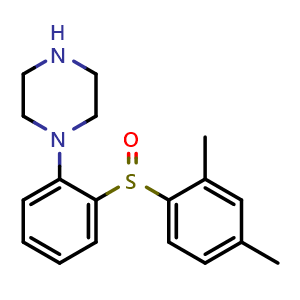 1-(2-((2,4-Dimethylphenyl)sulfinyl)phenyl)piperazine