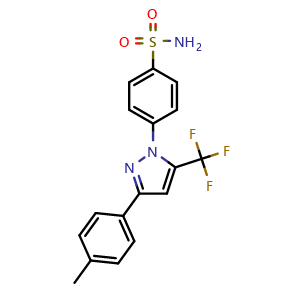 4-(3-(P-tolyl)-5-(trifluoromethyl)-1H-pyrazol-1-yl)benzenesulfonamide