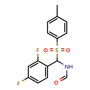 N-((2,4-Difluorophenyl)(tosyl)methyl)formamide
