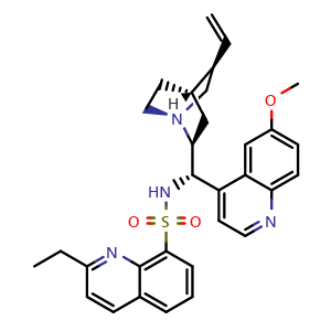 2-Ethyl-N-((S)-(6-methoxyquinolin-4-yl)((1S,2S,4S,5R)-5-vinylquinuclidin-2-yl)methyl)quinoline-8-sulfonamide