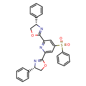 (4S,4'S)-2,2'-(4-(Phenylsulfonyl)pyridine-2,6-diyl)bis(4-phenyl-4,5-dihydrooxazole)