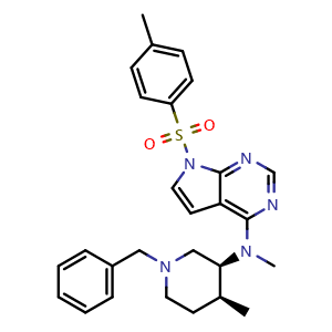 N-((3S,4S)-1-Benzyl-4-methylpiperidin-3-yl)-N-methyl-7-tosyl-7H-pyrrolo[2,3-d]pyrimidin-4-amine