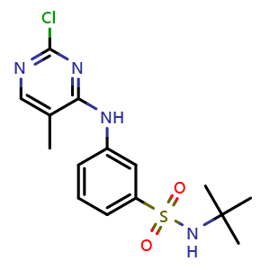 N-tert-Butyl-3-[(2-chloro-5-methylpyrimidin-4-yl)amino]benzenesulfonamide