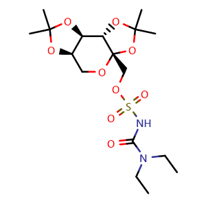 2,3:4,5-Bis-O-(1-methylethylidene)-beta-D-fructopyranose 1-[[(diethylamino)carbonyl]sulfamate]