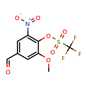 4-Formyl-2-methoxy-6-nitrophenyl trifluoromethanesulfonate