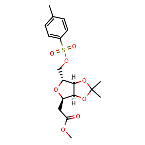 Methyl 2-((3aS,4R,6R,6aR)-2,2-dimethyl-6-((tosyloxy)methyl)tetrahydrofuro[3,4-d][1,3]dioxol-4-yl)acetate