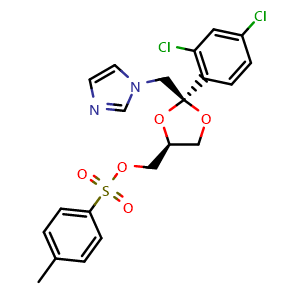 ((2S,4S)-2-((1H-Imidazol-1-yl)methyl)-2-(2,4-dichlorophenyl)-1,3-dioxolan-4-yl)methyl 4-methylbenzenesulfonate