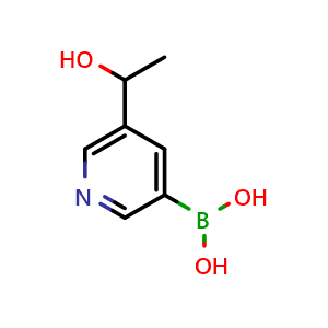 (5-(1-Hydroxyethyl)pyridin-3-yl)boronic acid