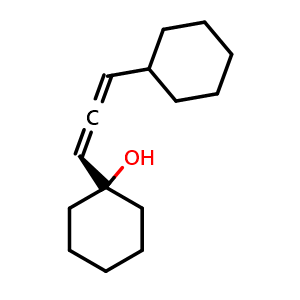 (S)-1-(3-Cyclohexylpropa-1,2-dien-1-yl)cyclohexan-1-ol