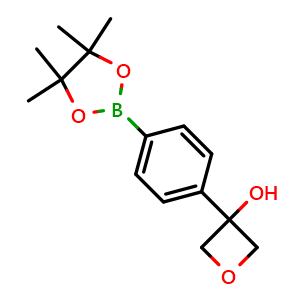 3-[4-(4,4,5,5-Tetramethyl-1,3,2-dioxaborolan-2-yl)phenyl]oxetan-3-ol