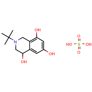 2-(1,1-Dimethylethyl)-1,2,3,4-tetrahydro-4,6,8-Isoquinolinetriol hemisulfate hydrate
