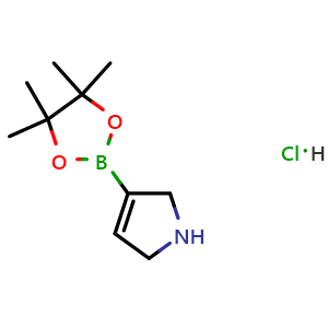 3-(4,4,5,5-tetramethyl-1,3,2-dioxaborolan-2-yl)-2,5-dihydro-1H-pyrrole hydrochloride