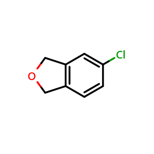 Chemical structure of 5-Chloro-1,3-dihydroisobenzofuran , CAS 1013915-43-9, AChemBlock AD270495