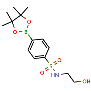 N-(2-Hydroxyethyl)-4-(4,4,5,5-tetramethyl-1,3,2-dioxaborolan-2-yl)benzenesulfonamide