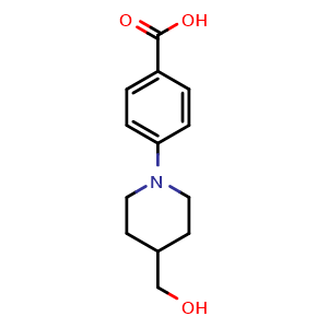 4-(4-(hydroxymethyl)piperidin-1-yl)benzoic acid