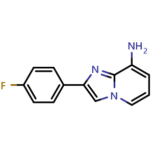 2-(4-fluorophenyl)imidazo[1,2-a]pyridin-8-amine